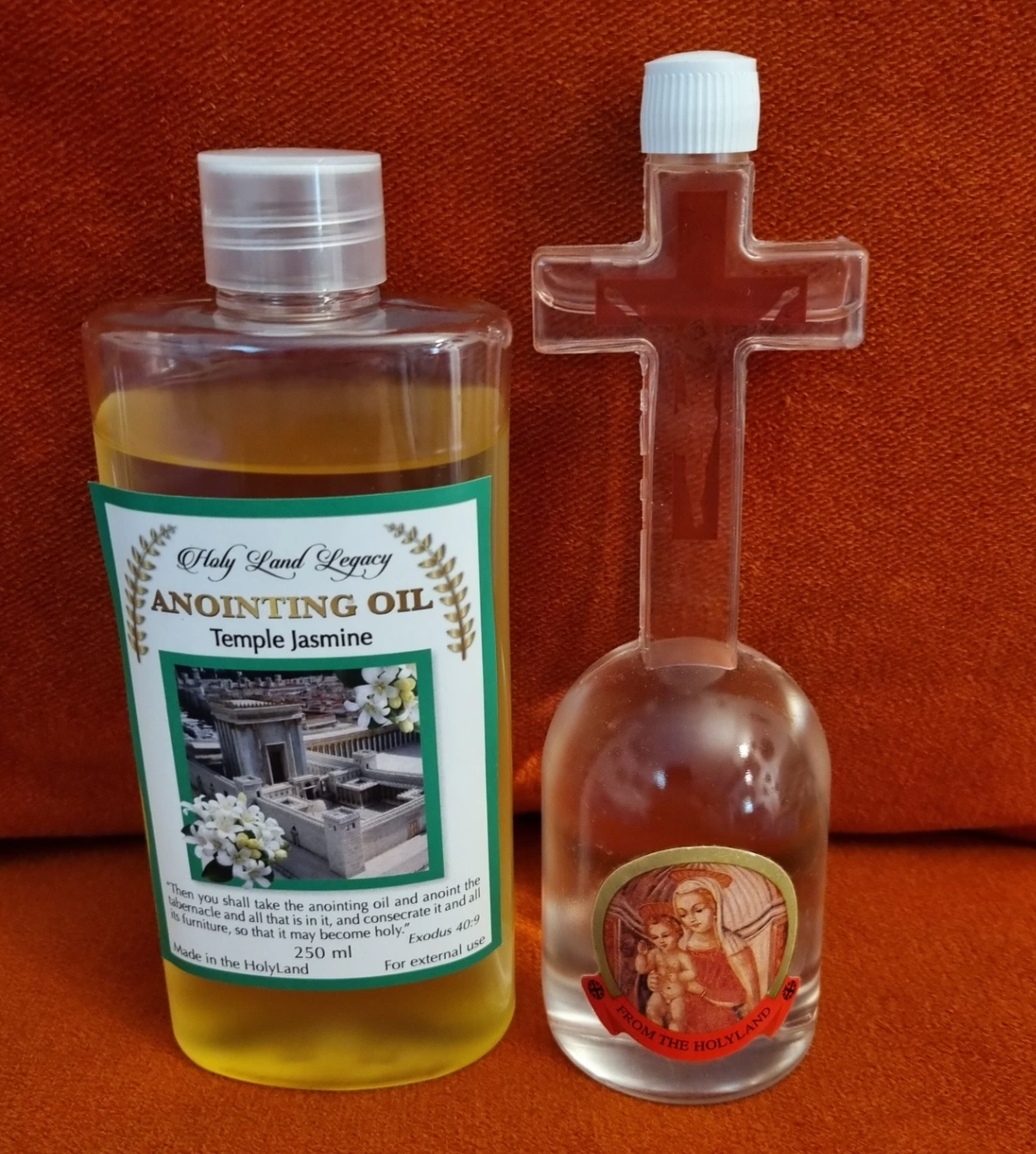 Holly water and Jasmine or Levona smell Anotinon oil